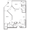 Traditional 2x2 1100 SF